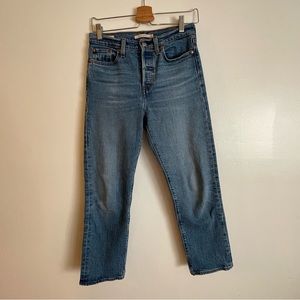 Levi’s Premium Wedgie Straight Fit Women’s Jeans, Size 25